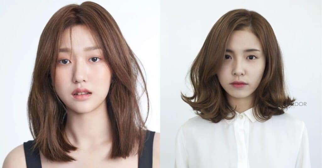 Korean Medium-Length Hairstyles: Romance and Punk